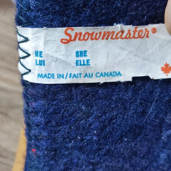 Snowmasters boot inserts men's size 5 (24 cm) winter wool snowboots - Picture 5 of 9